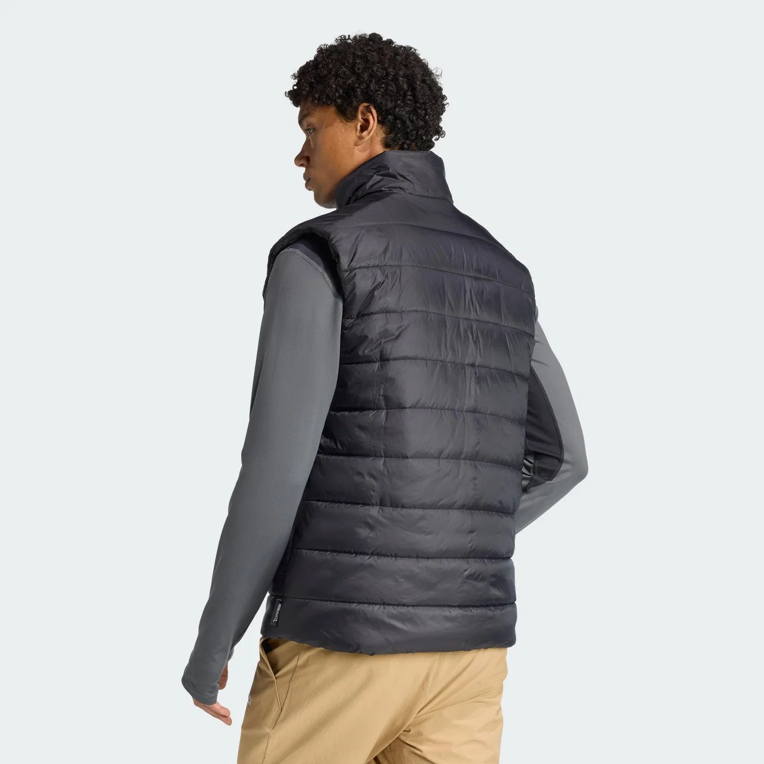Мужская утепленная ветровка Terrex Multi Essentials CLIMAWARM Adidas, Schwarz — фото 3