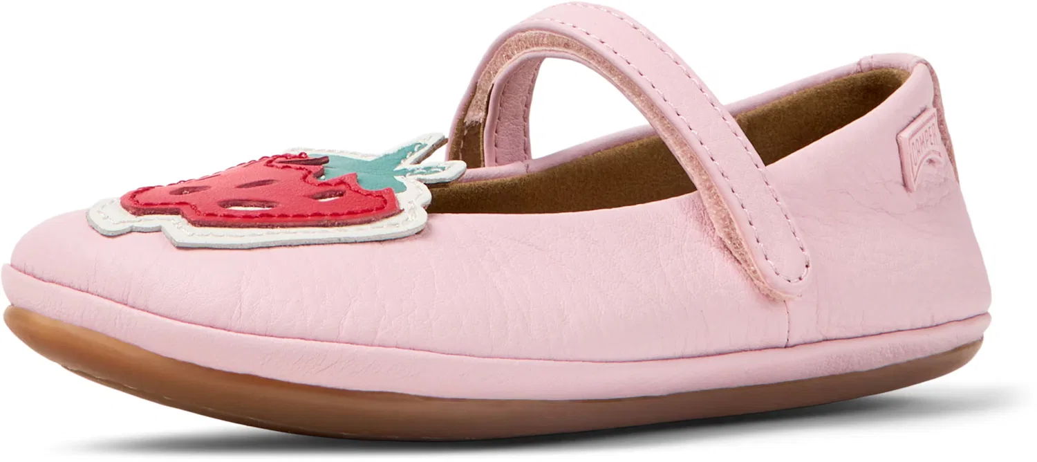Балетки Camper Right Kids Twins пастельно-розового цвета