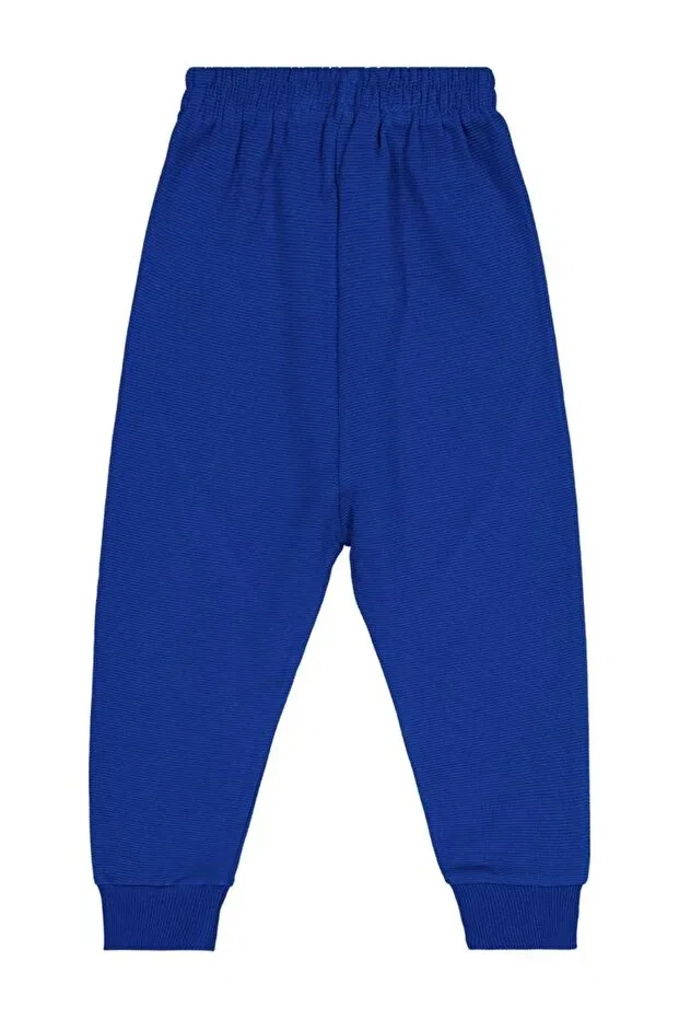 Детские спортивные штаны для мальчиков с принтом Graffiti printed Civil Boys, Saks Blue — фото 2