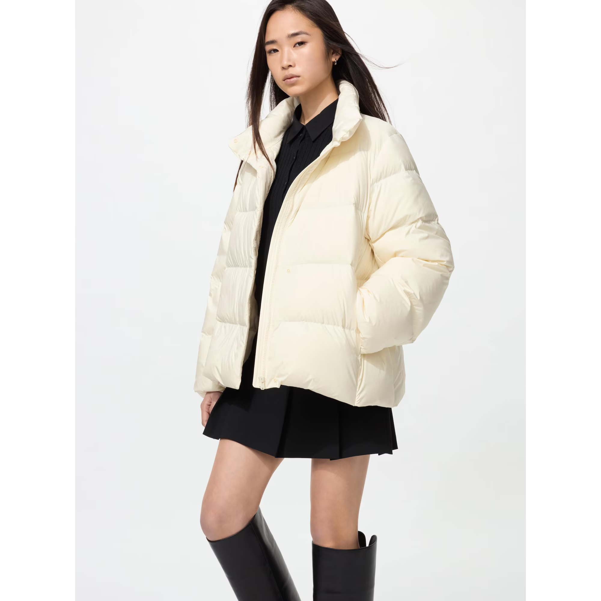

Пуховик женский Uniqlo, 01 белый