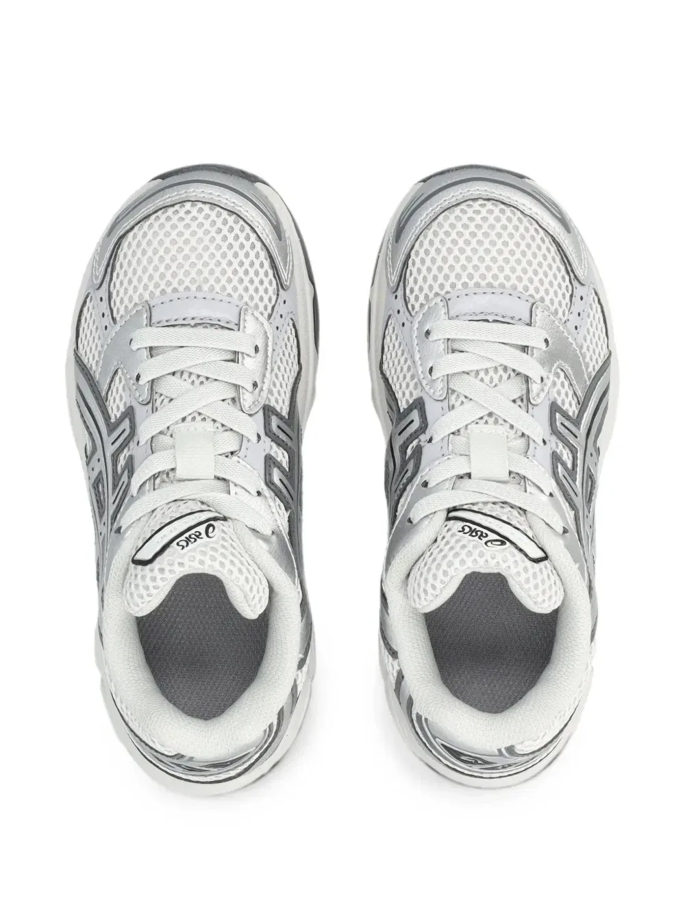 Кроссовки GEL-1130 PS с эффектом металлик Asics Kids, серый — фото 4