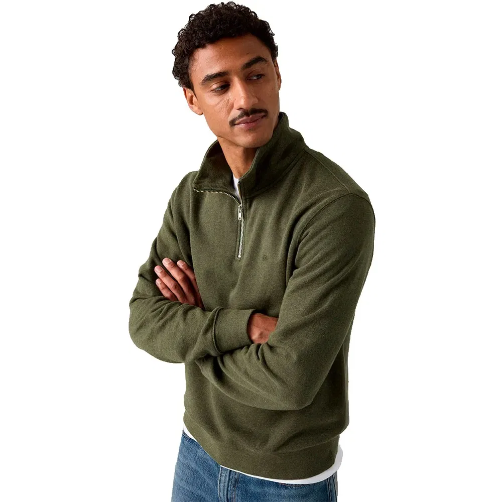 Мужской свитшот с четверть-застежкой Original Levi's, Green — фото 4
