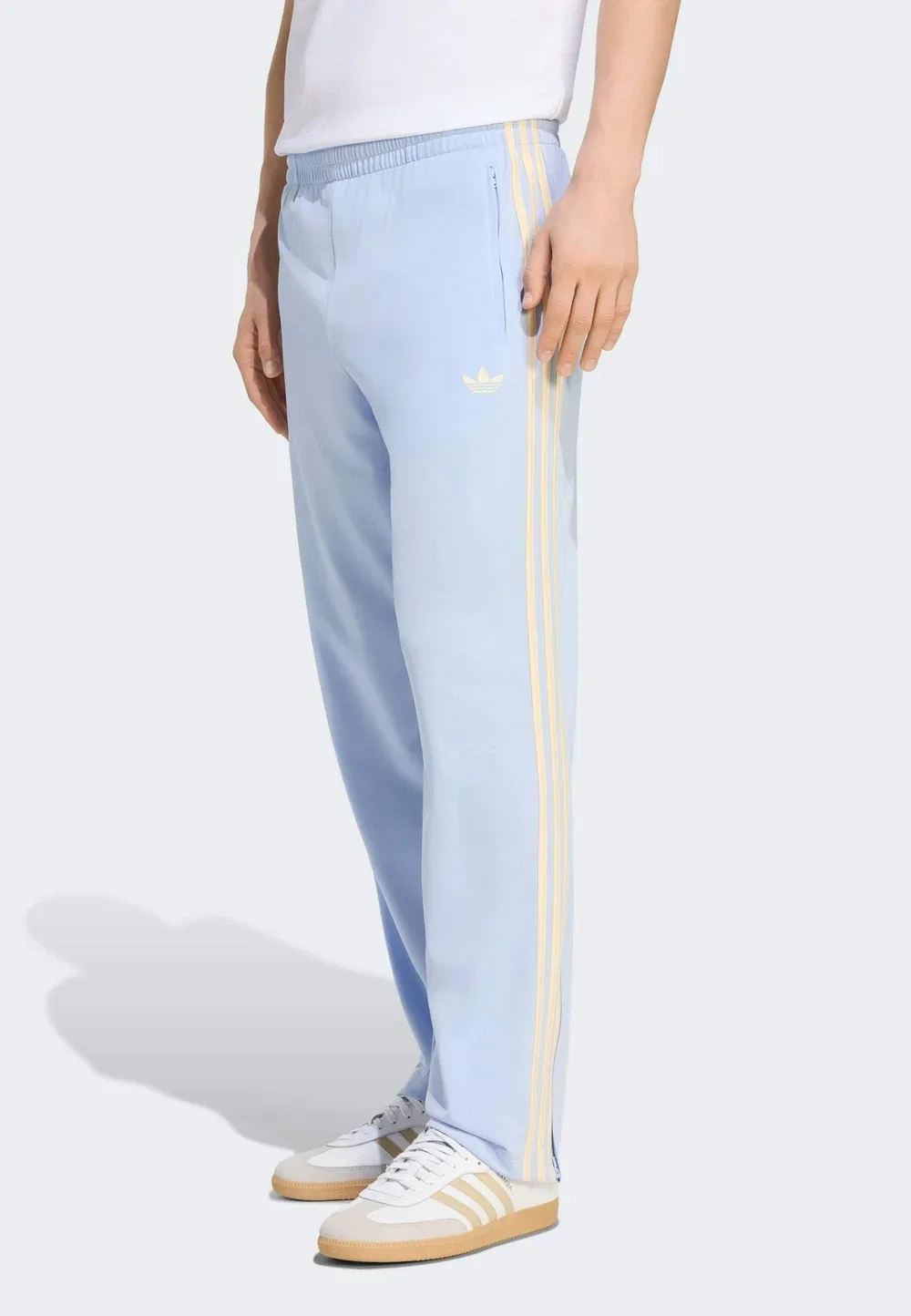 Firebird tp - спортивные штаны Adidas Originals, Blue Dawn Warm Vanilla