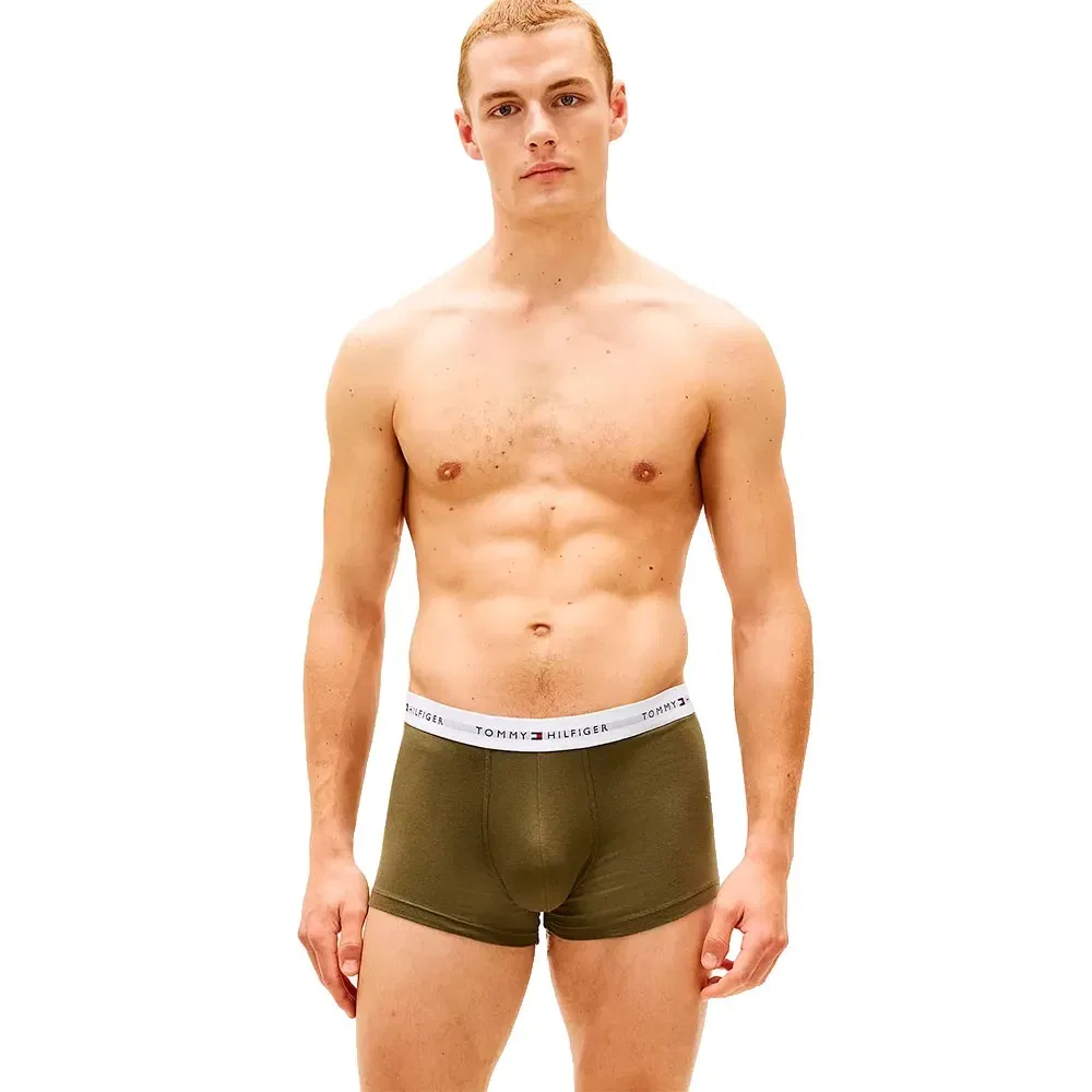 Трусы боксеры 3 шт Tommy Hilfiger, коричневый — фото 2