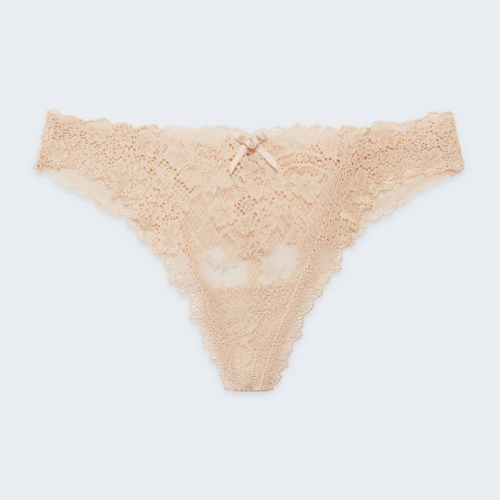 

Трусы-стринги Syrn Sweetest Lil' Thing Mid Rise, бежевый