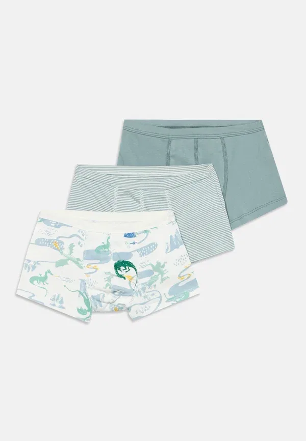 Комплект из 3 трусов с принтом Petit Bateau Light Green, White, белый/светло-зеленый