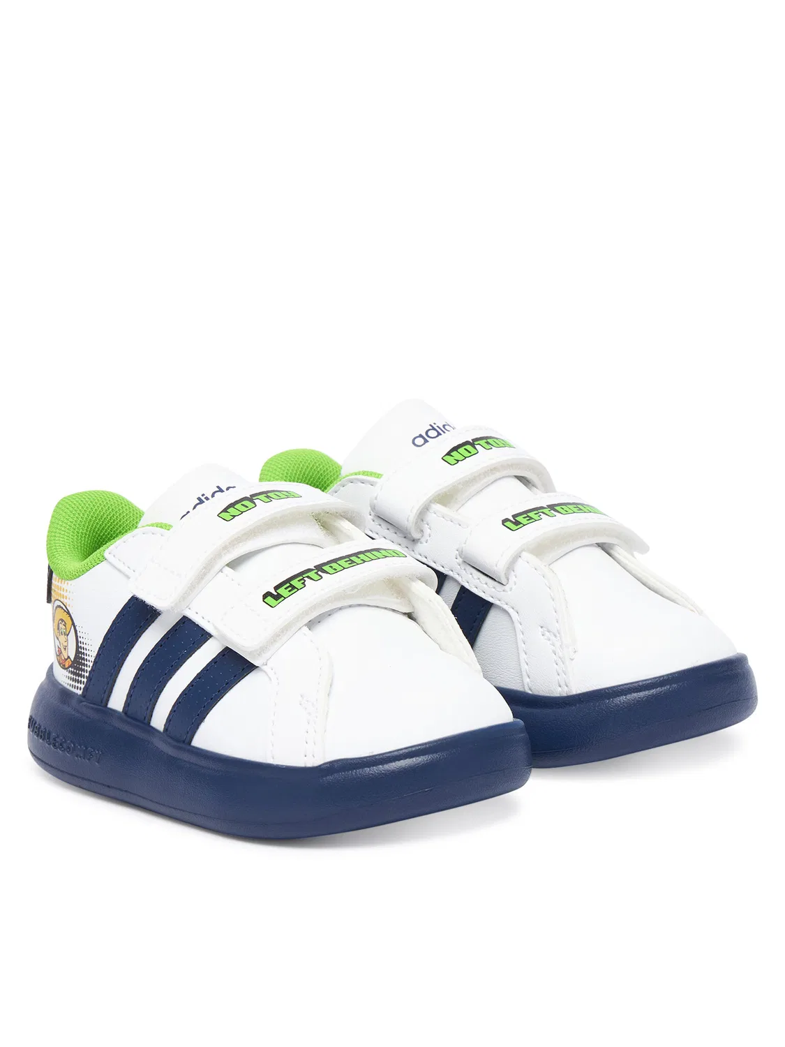 Кроссовки для мальчика Pixar Toy Story Grand Court Bubble Shoes Infants Adidas, белый — фото 2