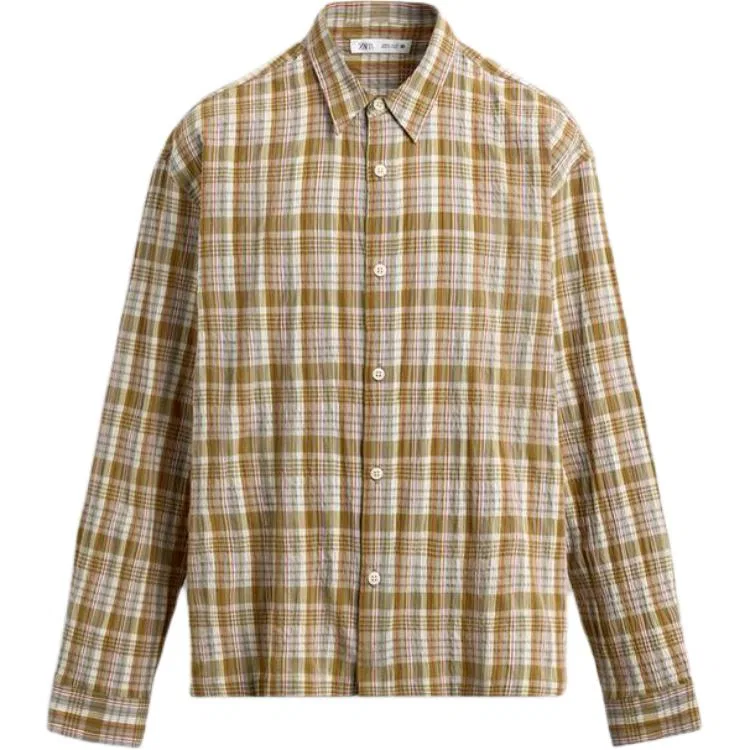 Мужская рубашка с длинным рукавом ZARA, Multicolor
