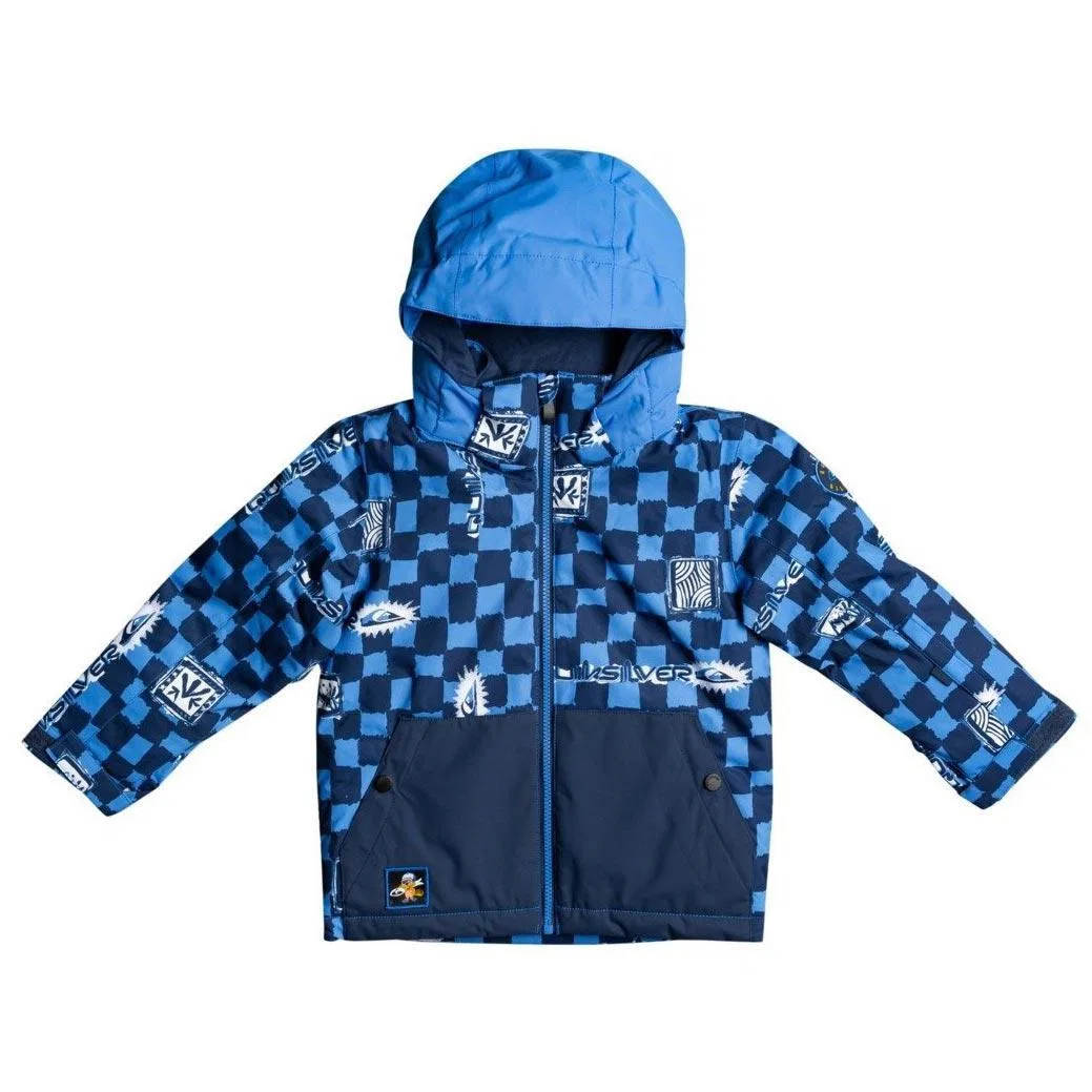 Куртка для мальчика с утеплителем Quiksilver Little Mission, Insignia Blue Snow Aloha — фото 3
