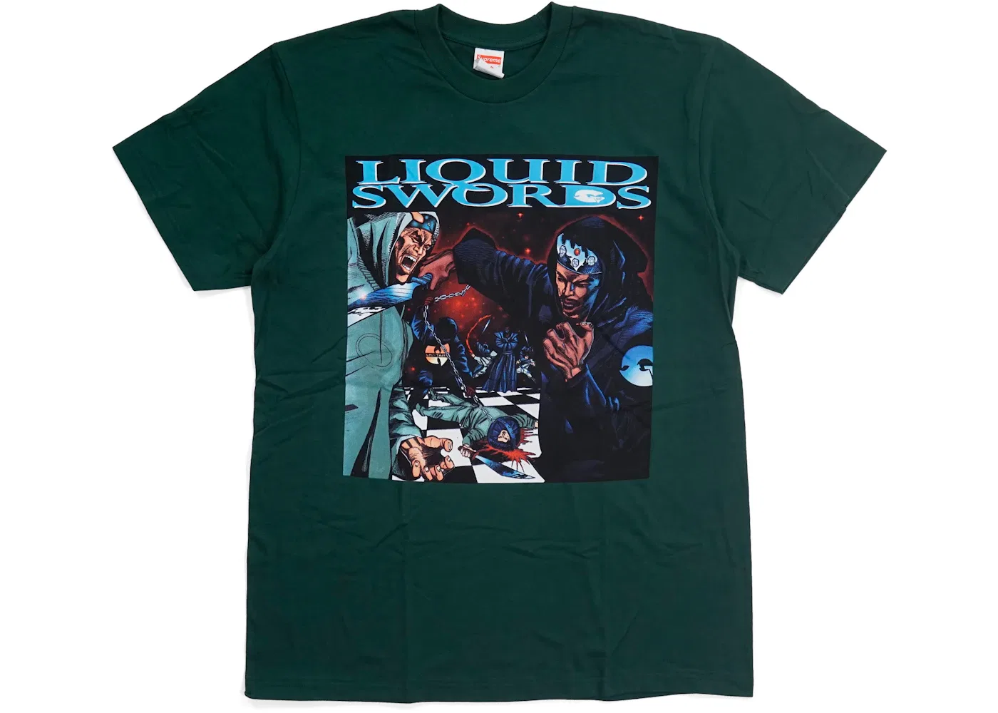 Мужская футболка с принтом Liquid Swords Supreme, Dark Green