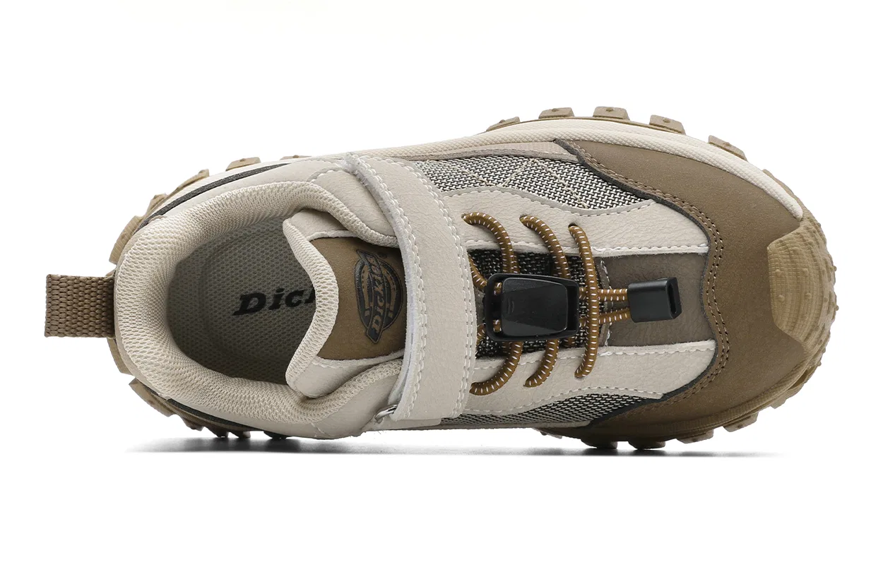 Детские кроссовки из синтетической кожи Dickies, Brown — фото 4