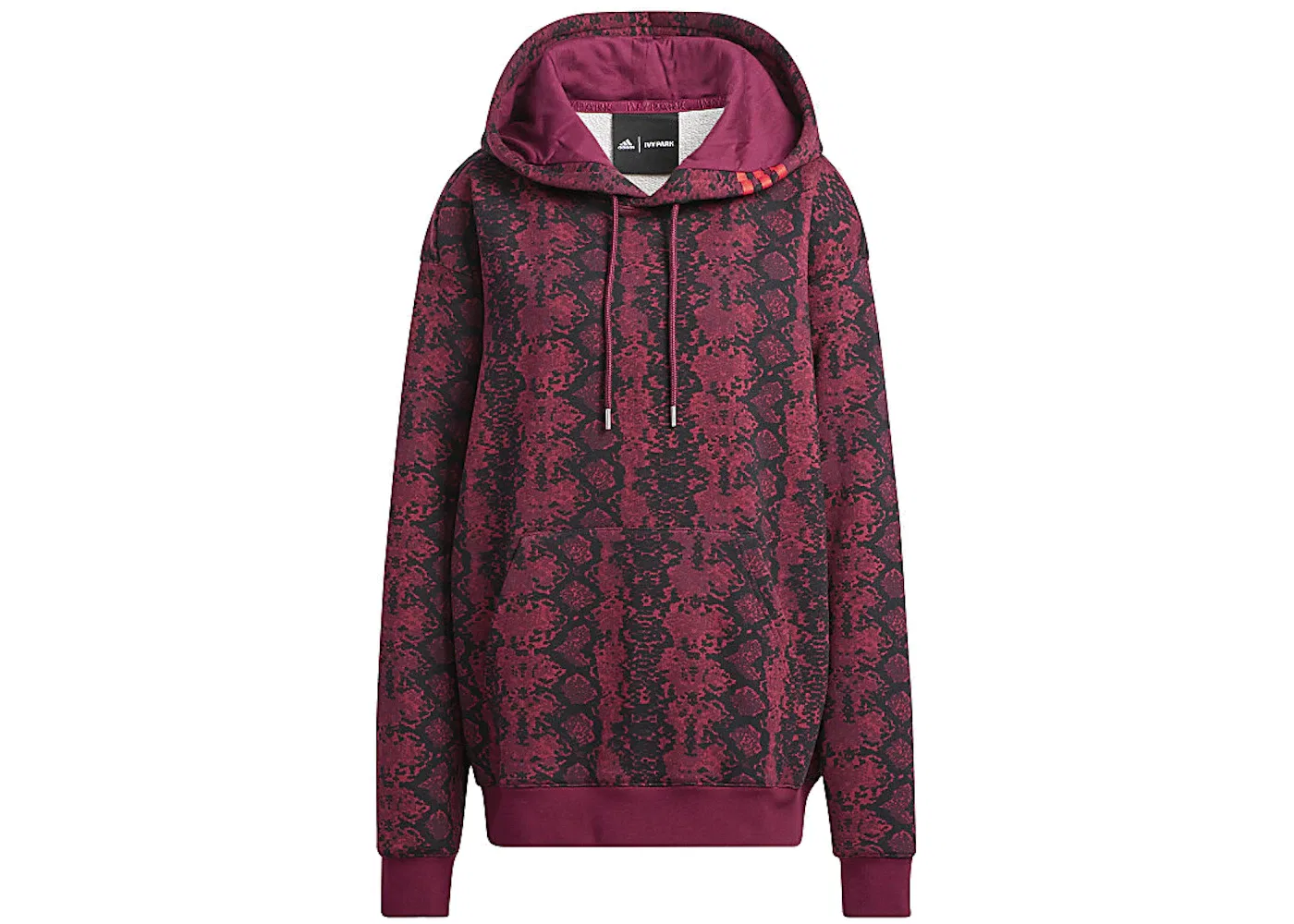 Детское худи с принтом Adidas Ivy Park Allover Print Hoodie (All Gender), Cherry Wood