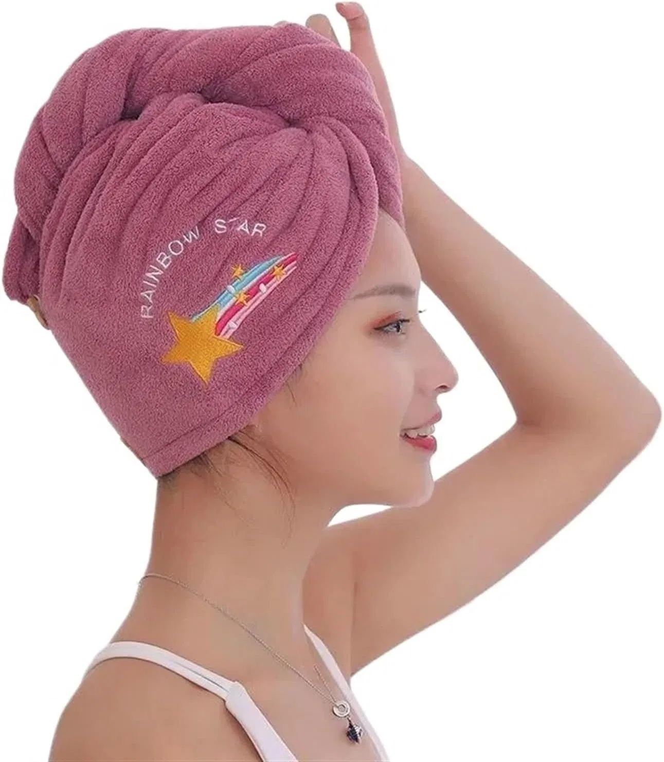 Шапочка для душа Microfiber, LHSJYG, Фиолетовый