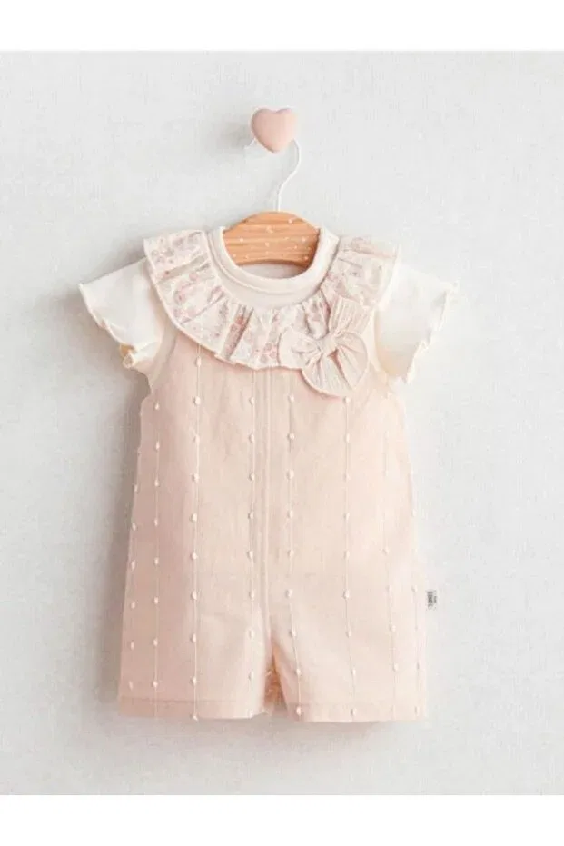 Детский комбинезон для девочек цветочный Tongs Baby, Pink