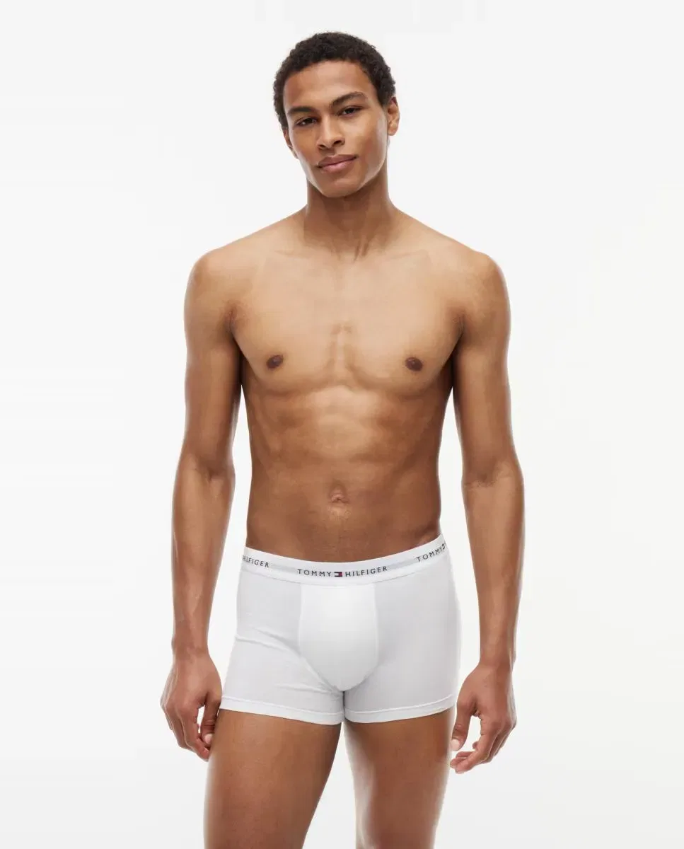 Мужские боксеры хлопковые набор 3 шт Tommy Hilfiger, Blanco — фото 2