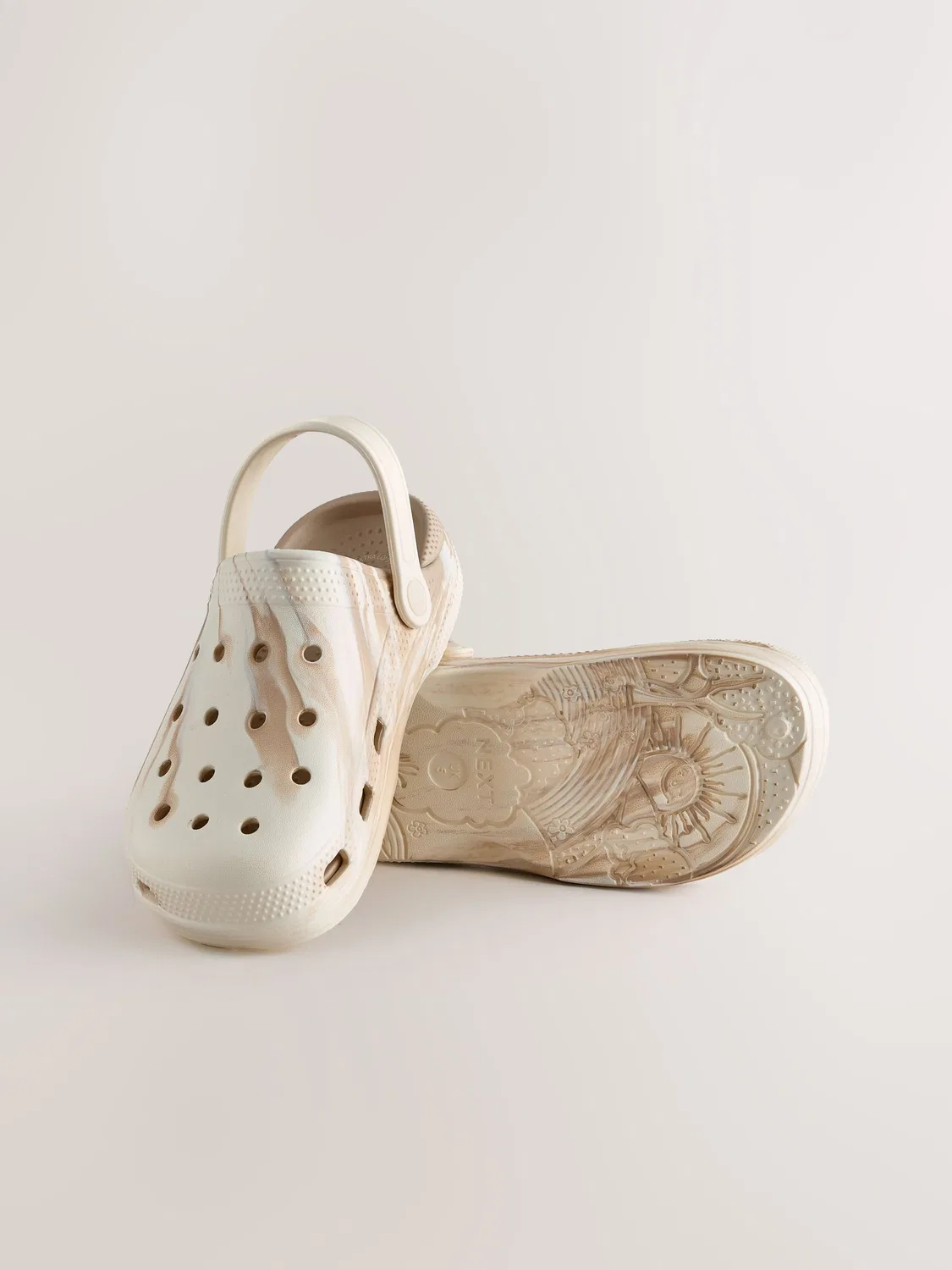 Клоги Comfort Clogs, Neutral Marble Next — фото 3