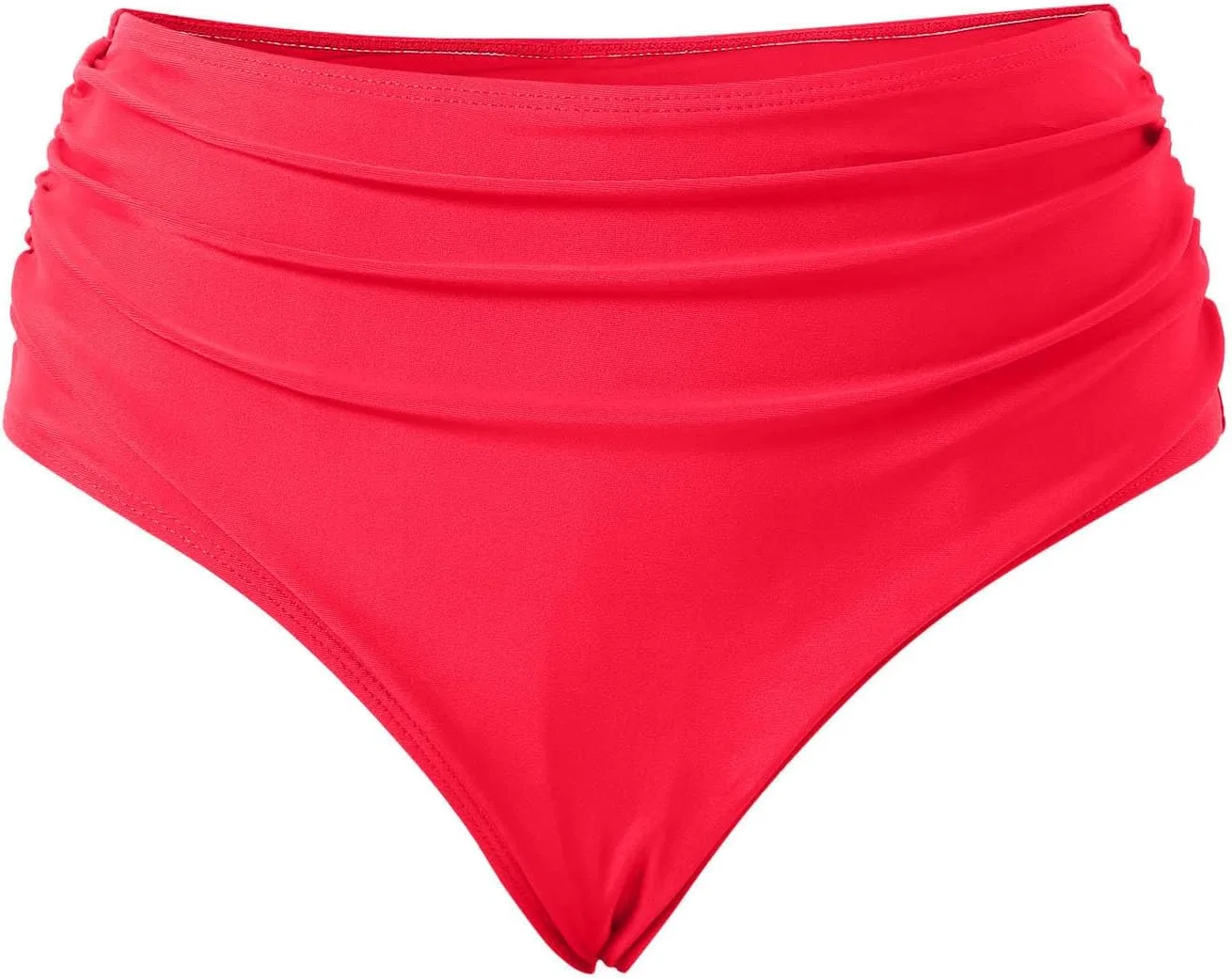 Женские бикини-шорты с рюшами для контроля живота Watermelon Red — фото 4