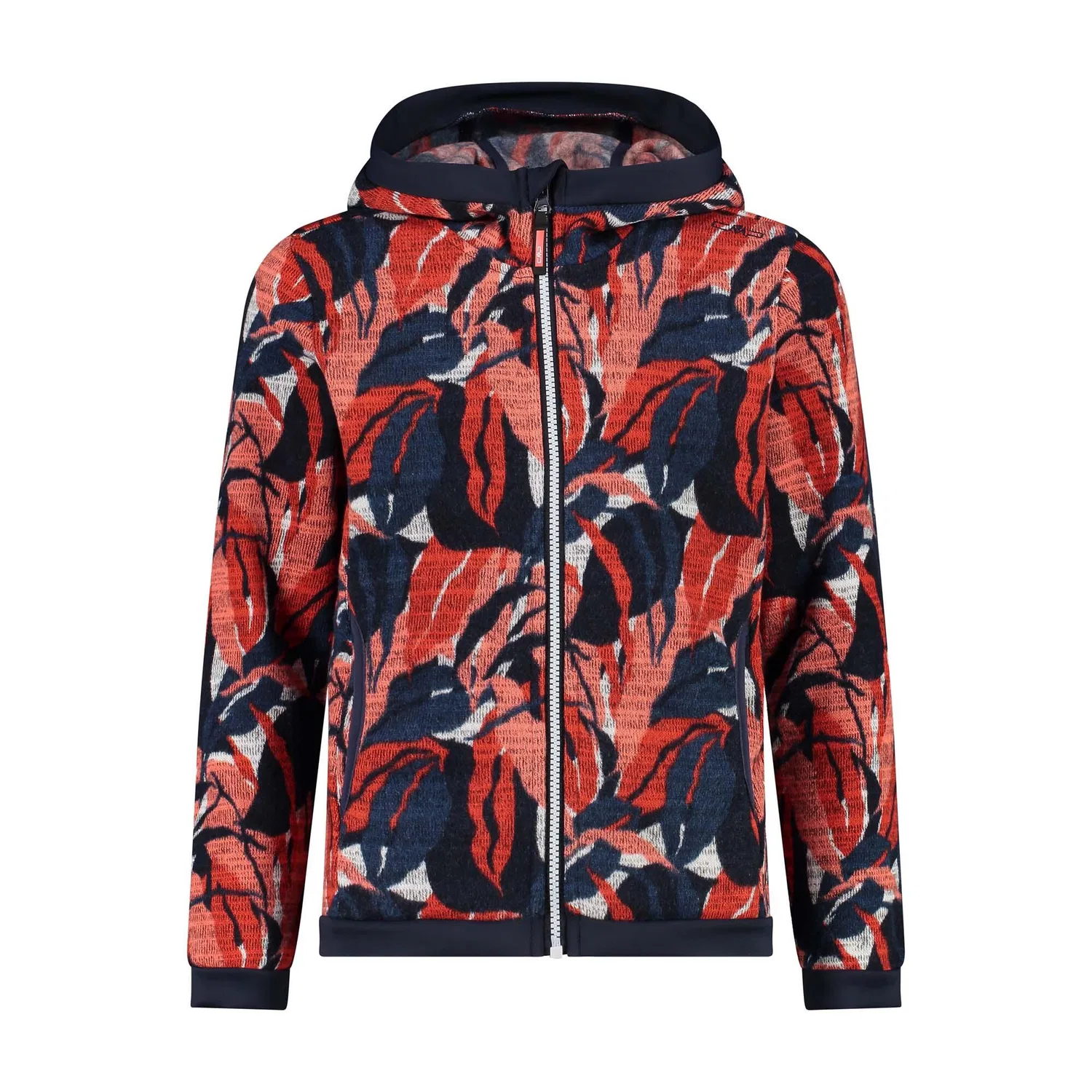 Детская флисовая куртка с капюшоном Kid G Jacket Fix Hood Cmp, Rot