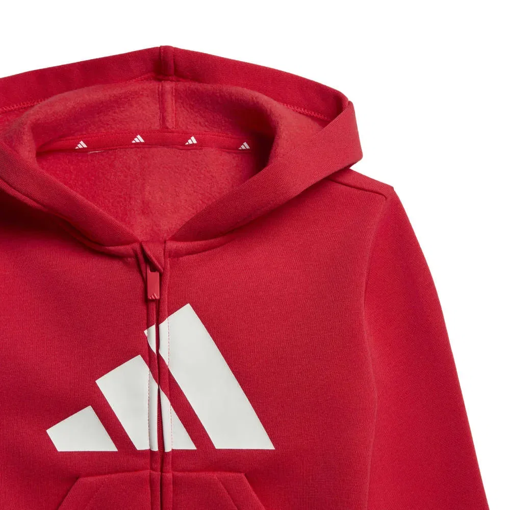 Детский спортивный костюм с длинным рукавом Adidas Essentials Track Suit set, Red — фото 2