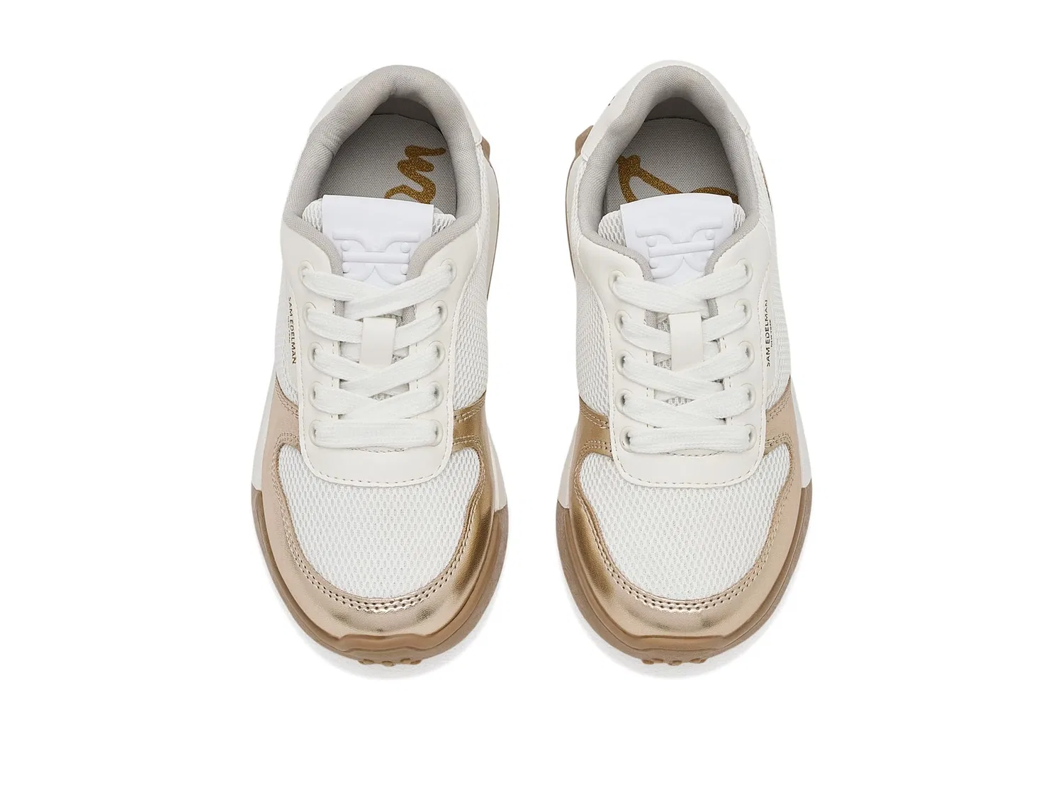 Кроссовки Lenny Erika (для маленьких и больших детей) Sam Edelman Kids, Gold — фото 3