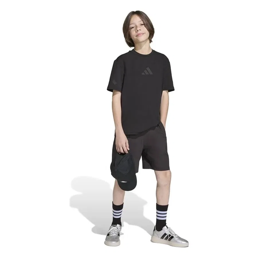 Детская футболка с принтом J Z.N.E. CL TEE adidas, Черный — фото 4