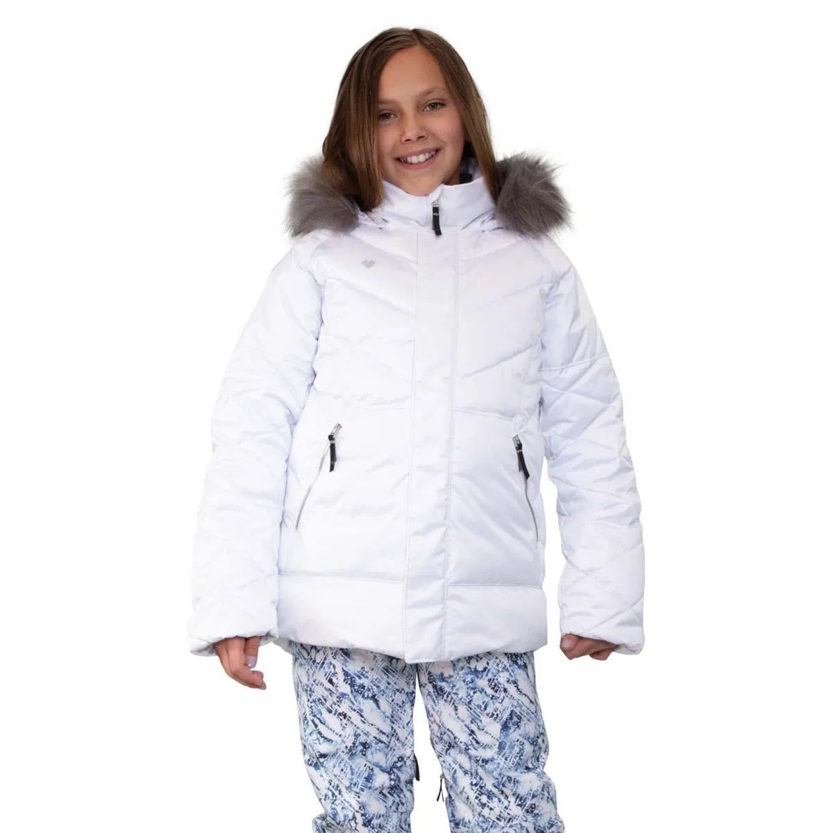 Куртка с утеплителем Fiber Down Meghan Obermeyer, White