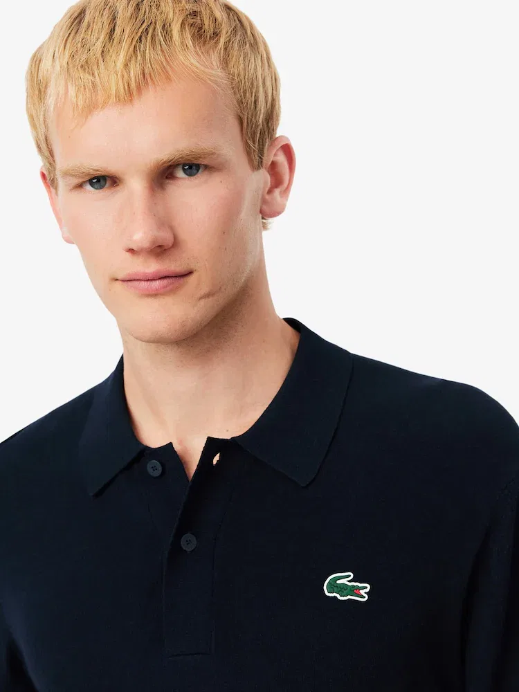 Свитер мужской поло LACOSTE, Navy — фото 2