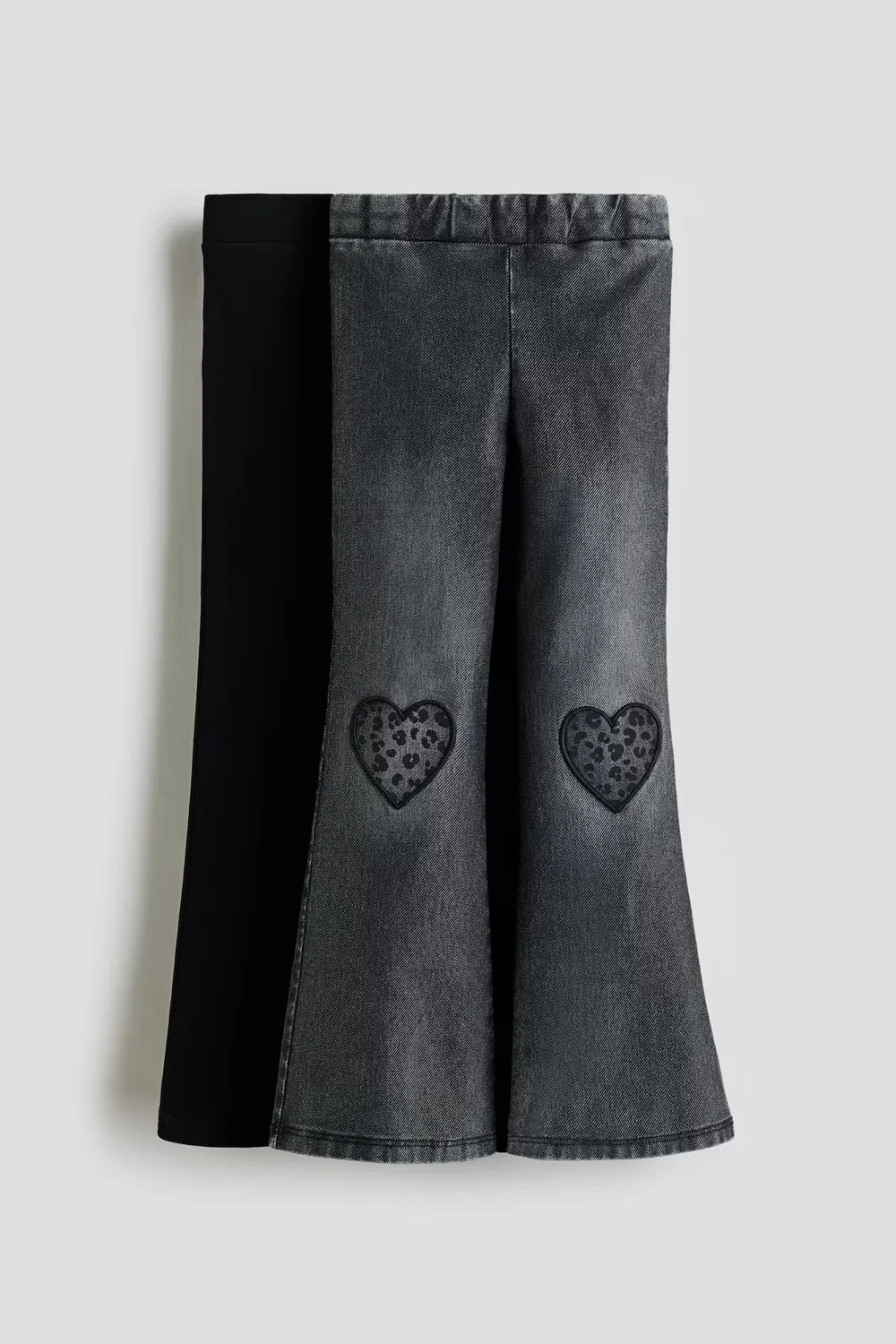 Комплект из 2 джеггинсов H&M, Denimgrau/Herzen