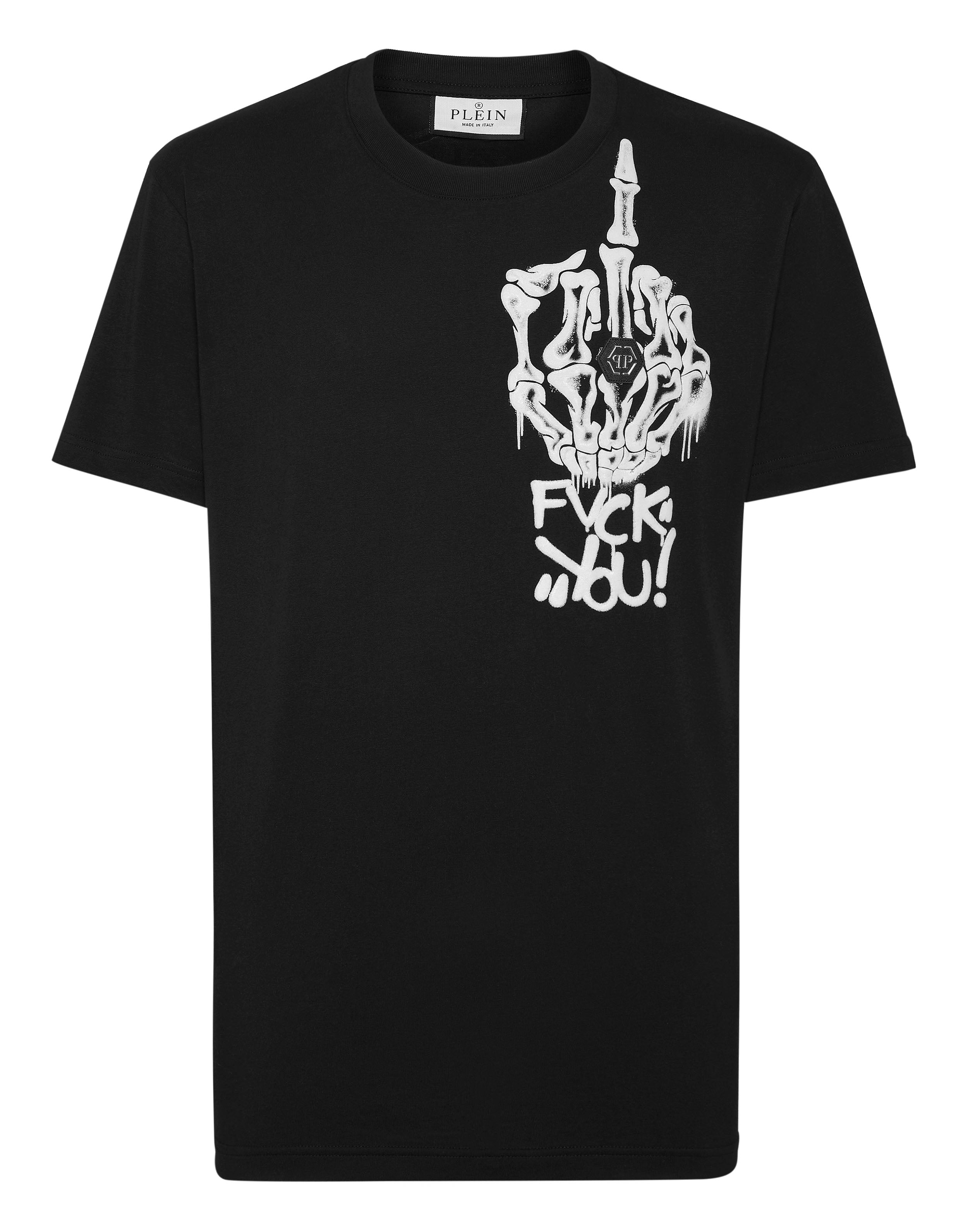 

Футболка с круглым вырезом SS PHILIPP PLEIN, черный