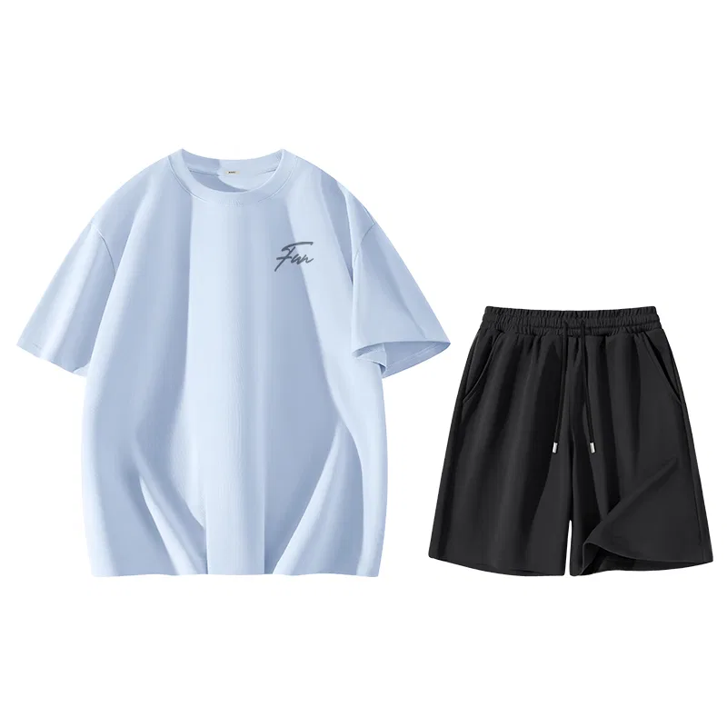 Детский комплект спортивной одежды 100% хлопок MINISO, Glacier Blue