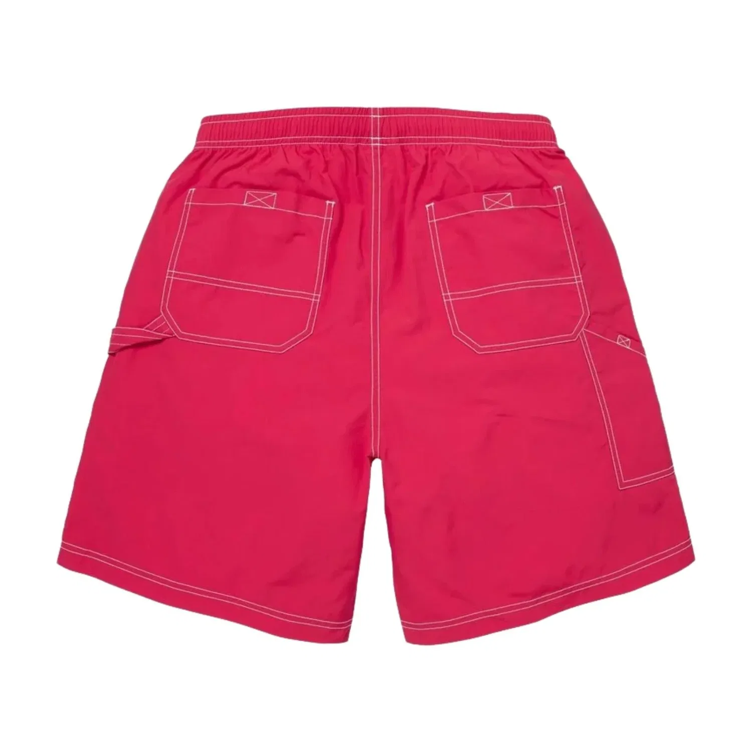 Мужские шорты из нейлона с принтом Supreme SS26 Nylon Painter Short, красный — фото 2