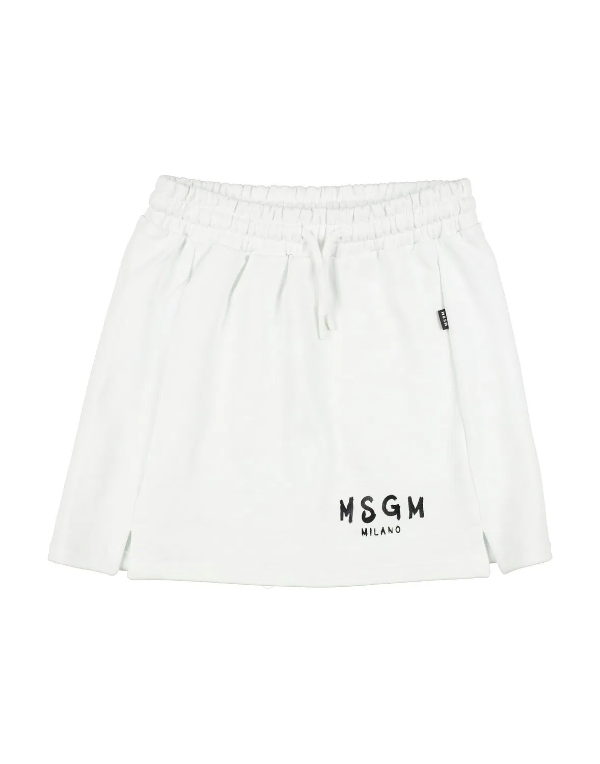 Детская юбка для девочек из французского терье Msgm, белый