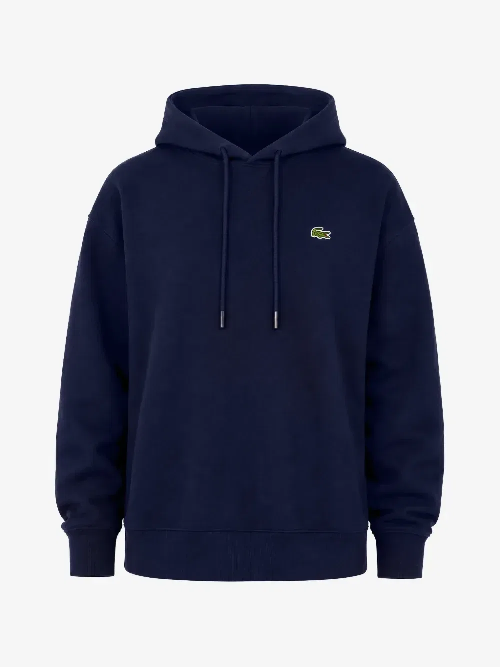 Толстовка с капюшоном на шнурке и нашивкой с логотипом Lacoste, синий
