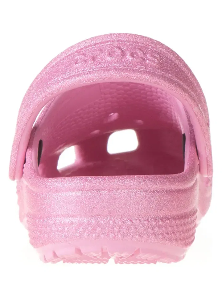 Сабо Classic Glitter Crocs, розовый — фото 3
