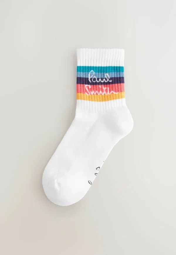 Носки 3 пары из хлопка Cushioned sole artist stripe 3 pack Paul Smith Junior, Multi, мультиколор — фото 2
