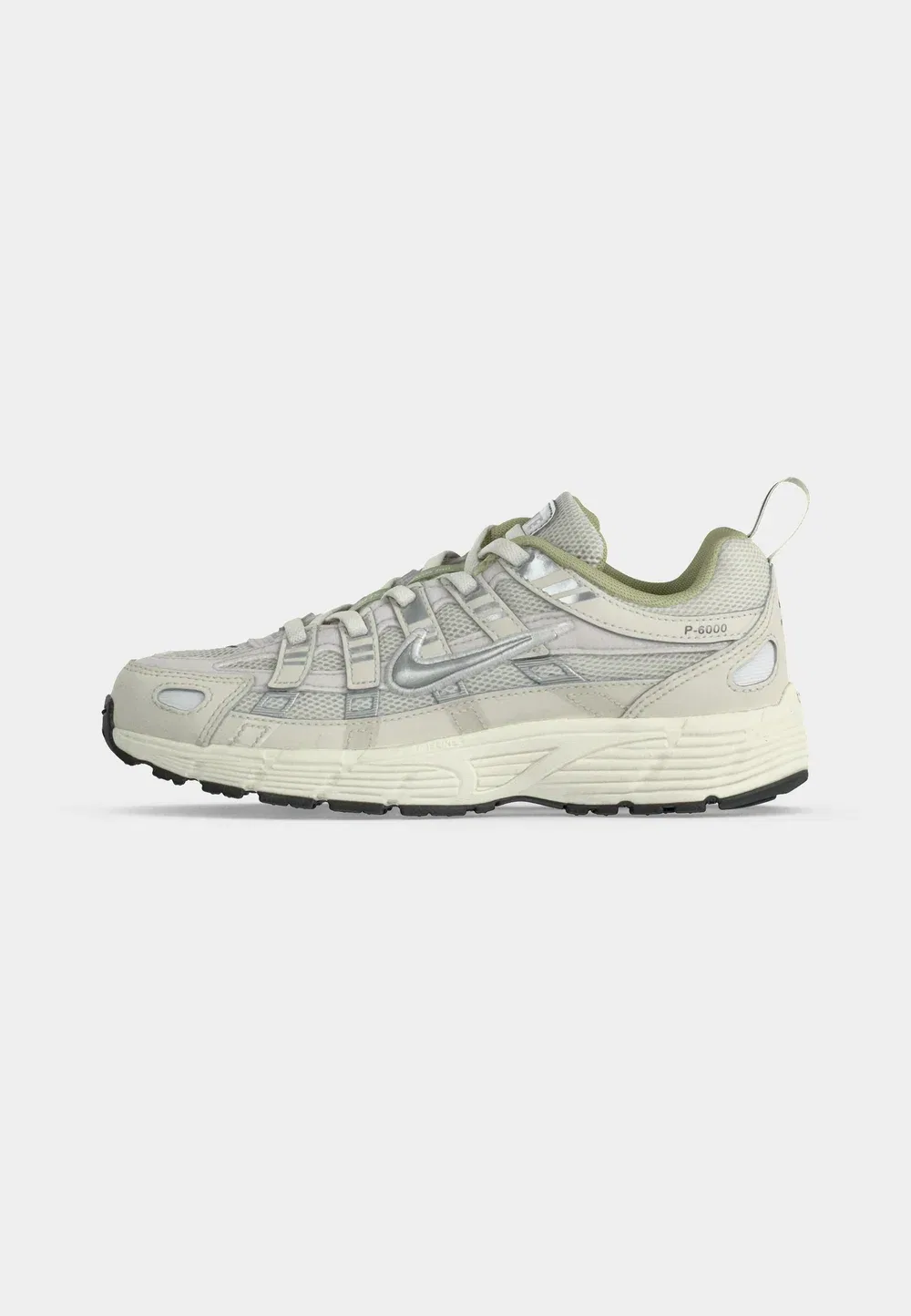 Кроссовки унисекс P 6000 со шнуровкой Nike Sportswear, Platinum-Coloured Tint/Metallic Silver/Sail/Anthracite/Celadon — фото 2