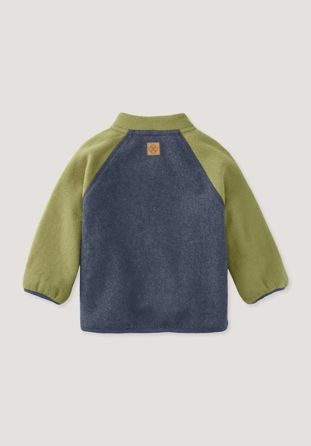 Куртка переходная из софтфлиса Softfleece Hessnatur, зеленый — фото 4