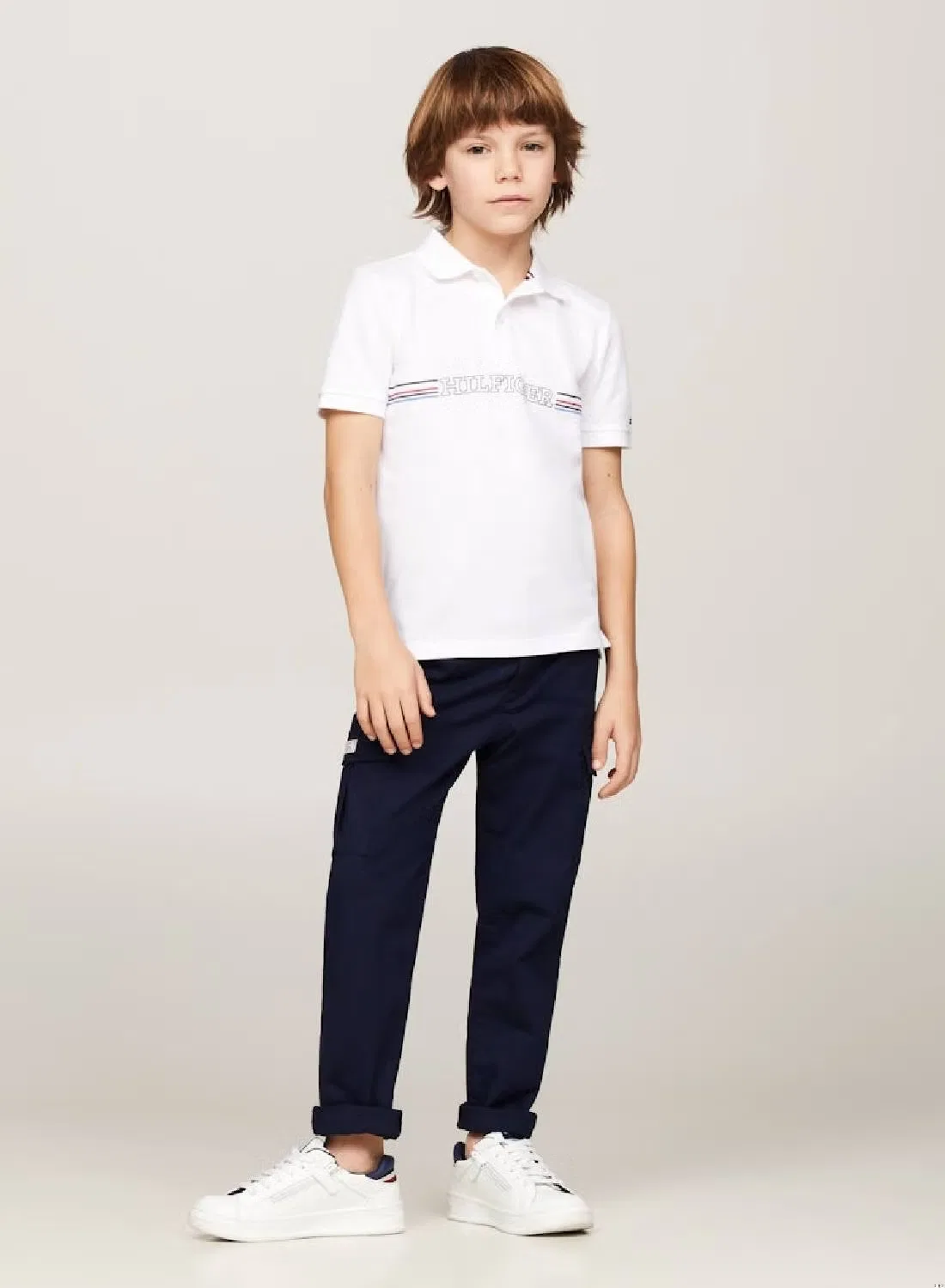 Брюки карго прямые Monotype Tommy Hilfiger, темно-синий
