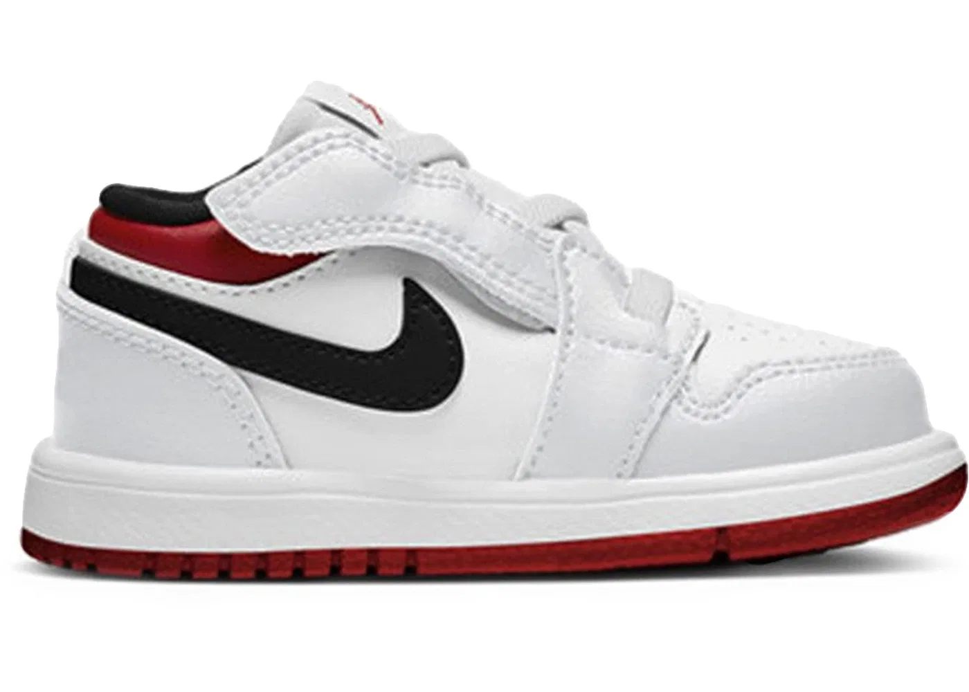 Детские кеды Lifestyle Jordan 1 Low Alt, White/Gym Red