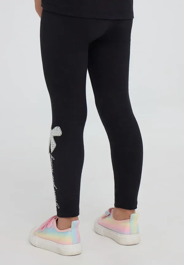 Леггинсы с принтом Leggings - trousers Terranova, черный — фото 3