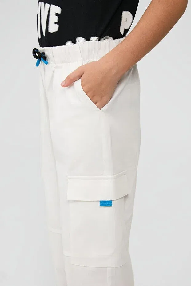 Детские брюки для мальчиков хлопковые Nbt Jeans, White — фото 3