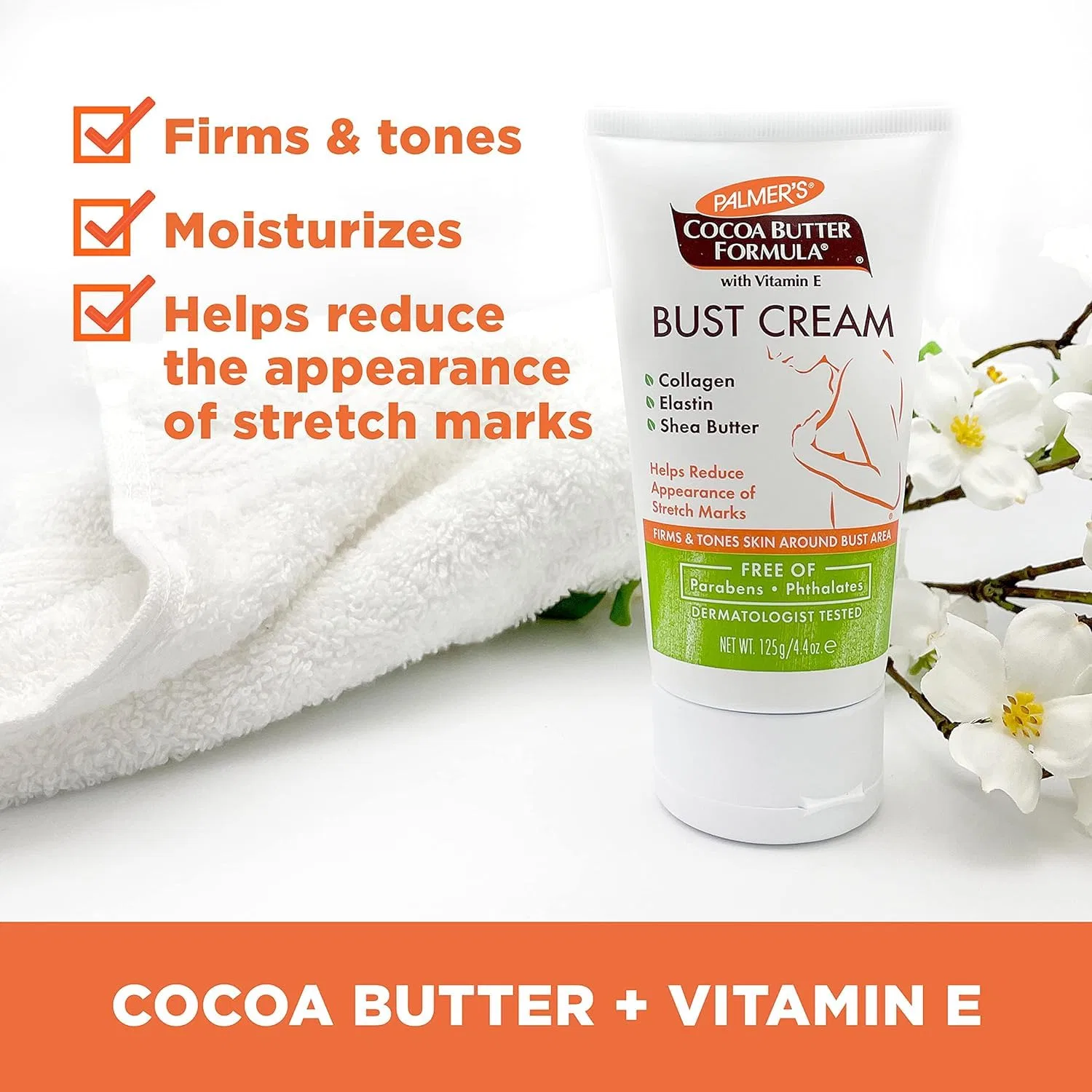 Крем для тела укрепляющий Palmer's, 6 шт, 4.4 fl oz, Cocoa Butter — фото 2