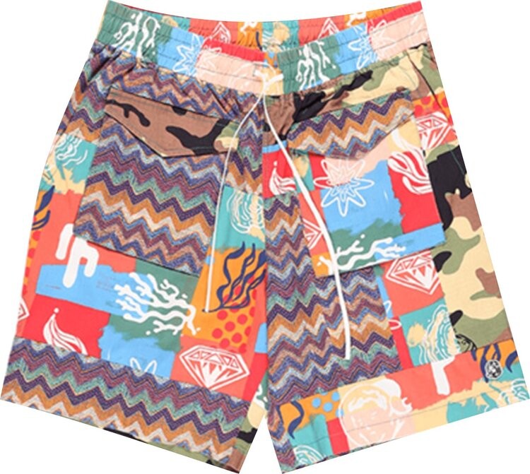 

Шорты Billionaire Boys Club Shark Shorts 'Blue/Pink/Mixed', синий