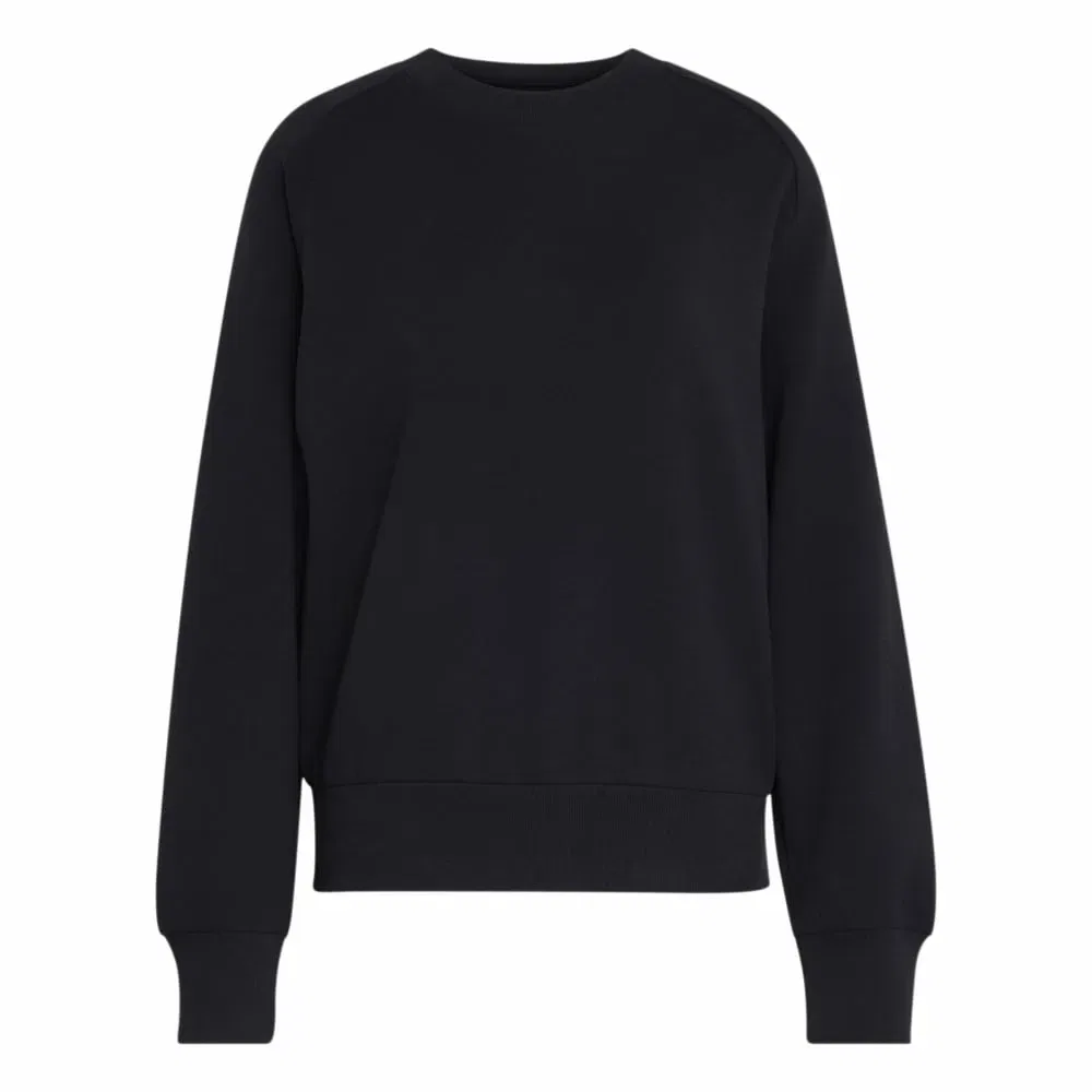 Женский свободный свитшот из спейсера Soft Lux Loose Adidas, Black — фото 3
