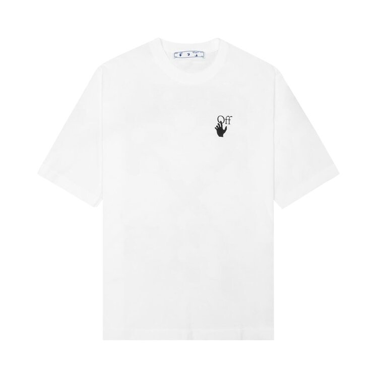Футболка мужская Off-White Caravaggio свободная хлопковая, белый — фото 2
