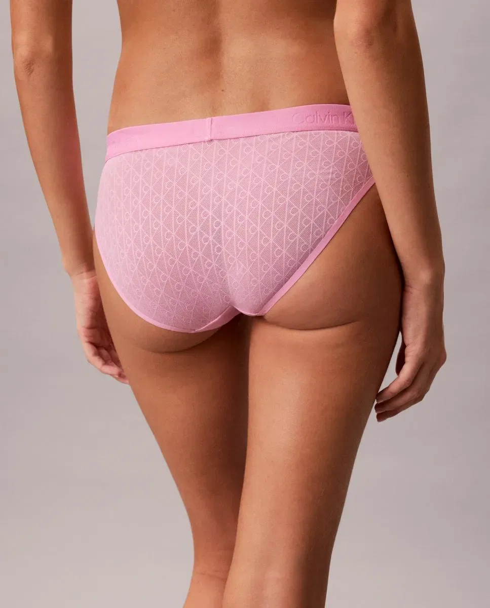 Женские трусы с принтом ICON LOGO LACE Calvin Klein, Rosa — фото 3