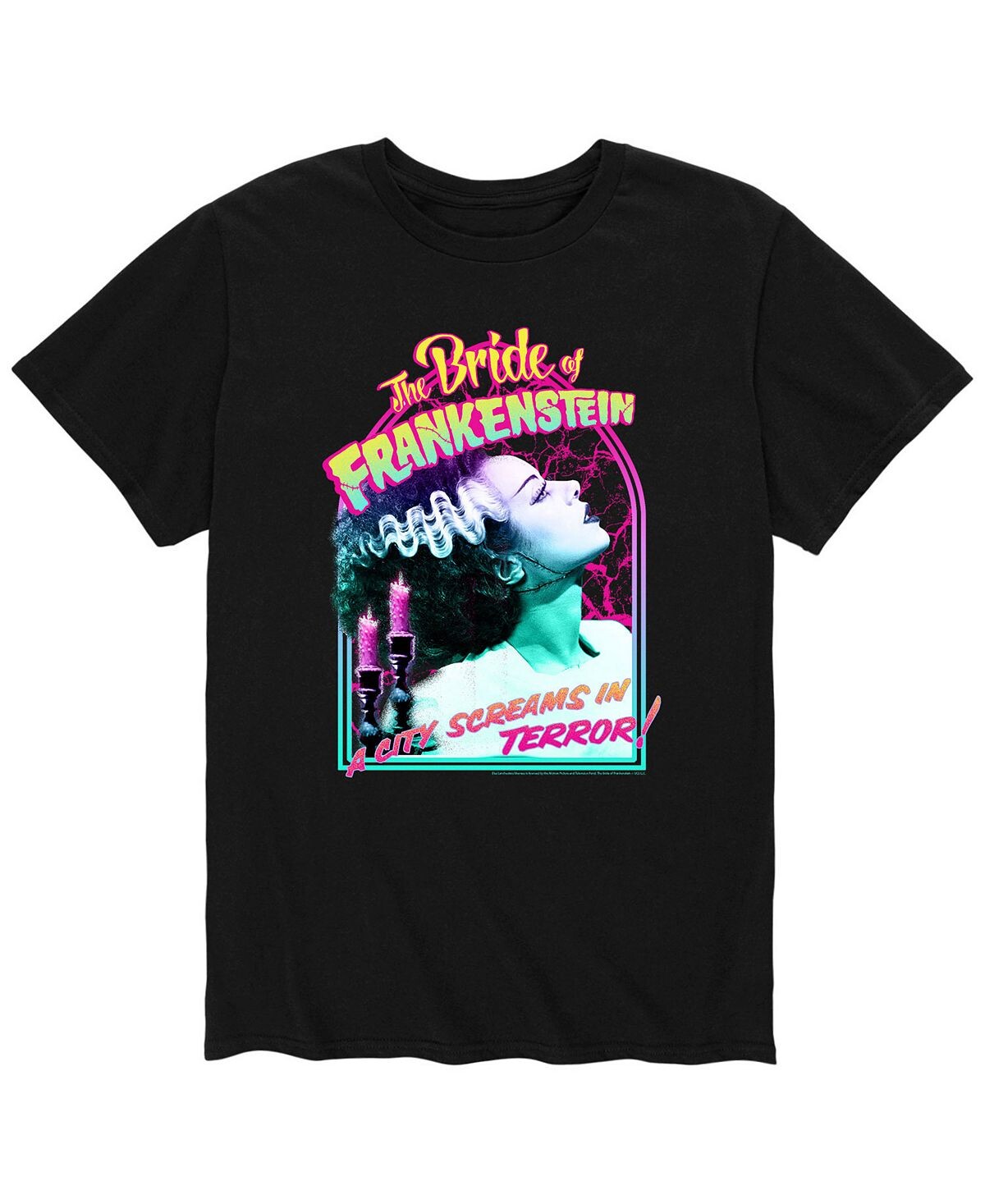 

Мужская футболка universal classic monster bride AIRWAVES, черный