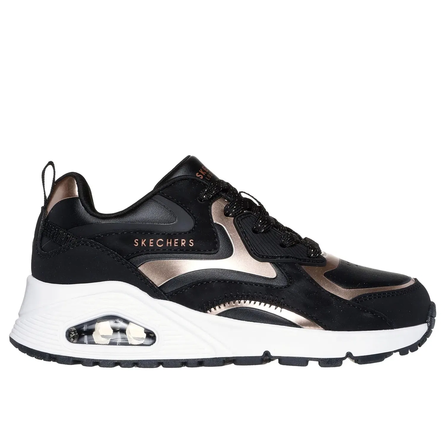 Детские кроссовки с цветовой блочной отделкой Uno Gen1 - Color Surge Skechers, Schwarz