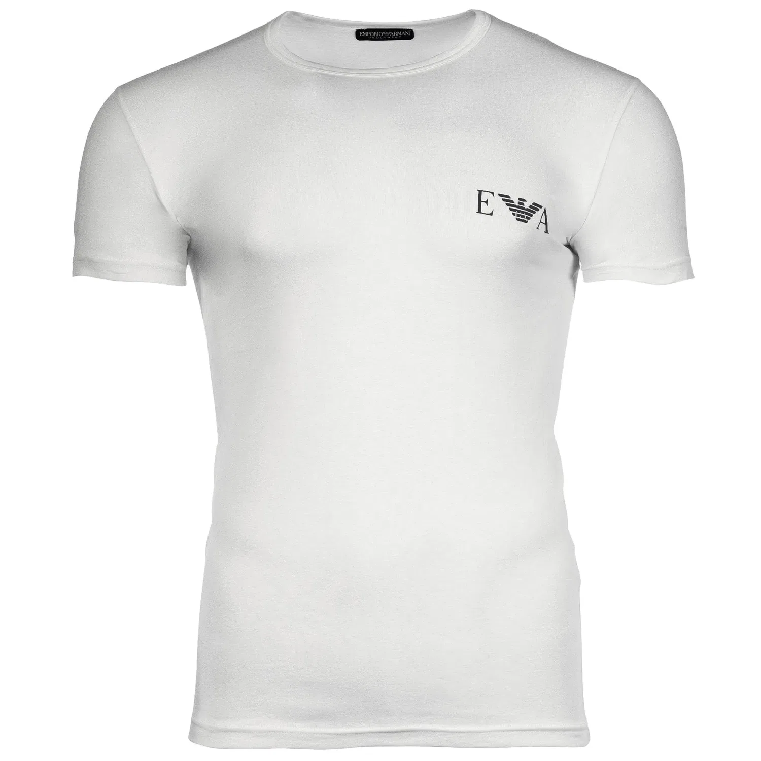 Мужская хлопковая футболка 2er Pack Emporio Armani, Black/White — фото 2