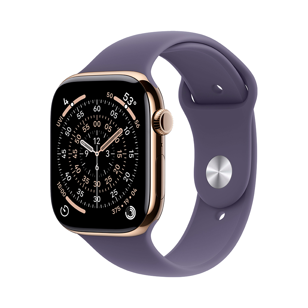 

Умные часы Apple Watch Series 11 (GPS+Cellular), 46 мм, Gold Titanium Case/Purple Fog Sport Band - S/M, Золотой, Умные часы Apple Watch Series 11 (GPS+Cellular), 46 мм, Gold Titanium Case/Purple Fog Sport Band - S/M